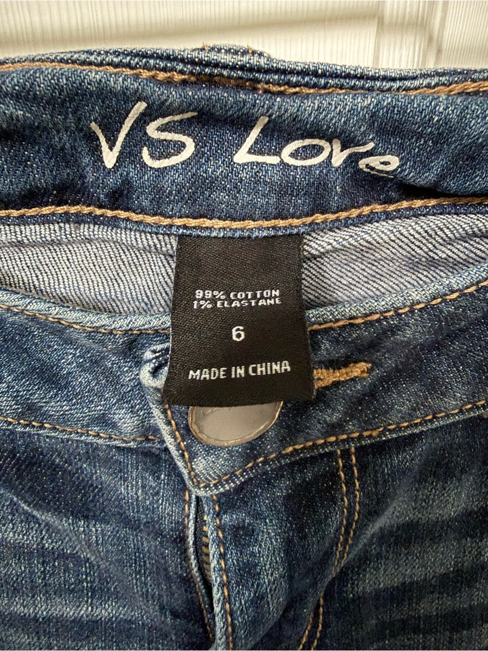 Victoria's Secret Love Distressed Boot Cut Jeans - Picture 3 of 8